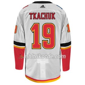Calgary Flames Trikot MATTHEW TKACHUK 19 Adidas Weiß Authentic - Herren